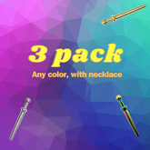 3 PACK BUNDLES | 3-in-1 Accessory, Include Necklace